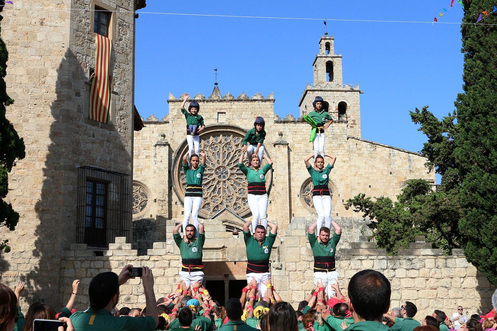 XXIII Actuació Castellera de Festa Major. Foto: Lali Álvarez