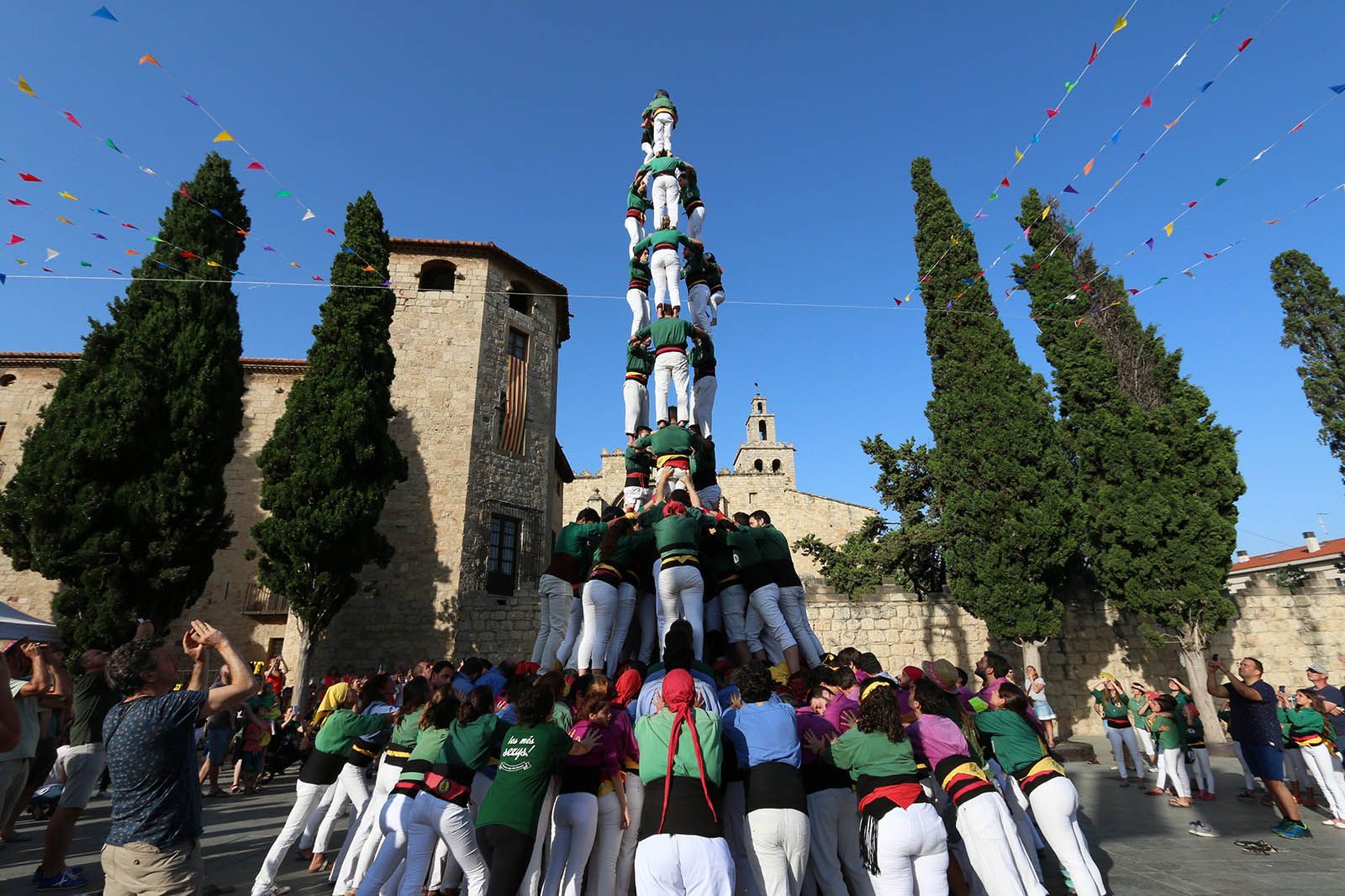 XXIII Actuació Castellera de Festa Major. Foto: Lali Álvarez