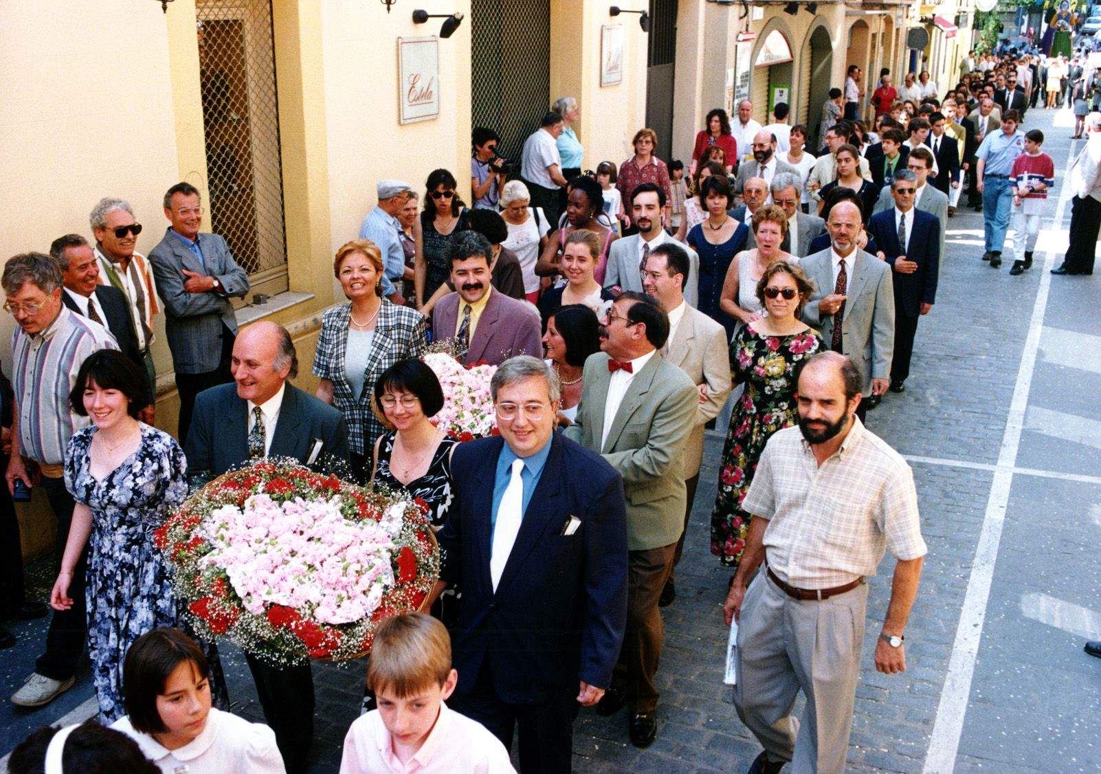 Seguici de Sant Pere als anys '90. Foto: Arxiu.