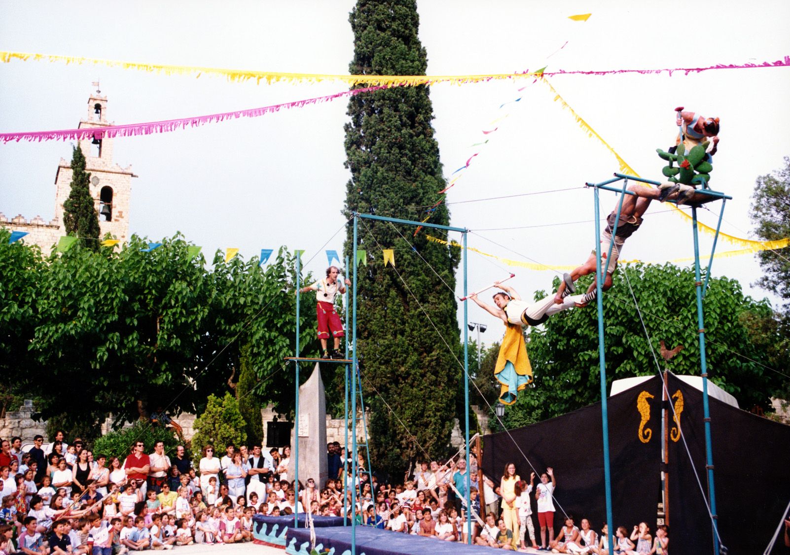 Circ de Festa Major dels anys '90. Foto: Arxiu.
