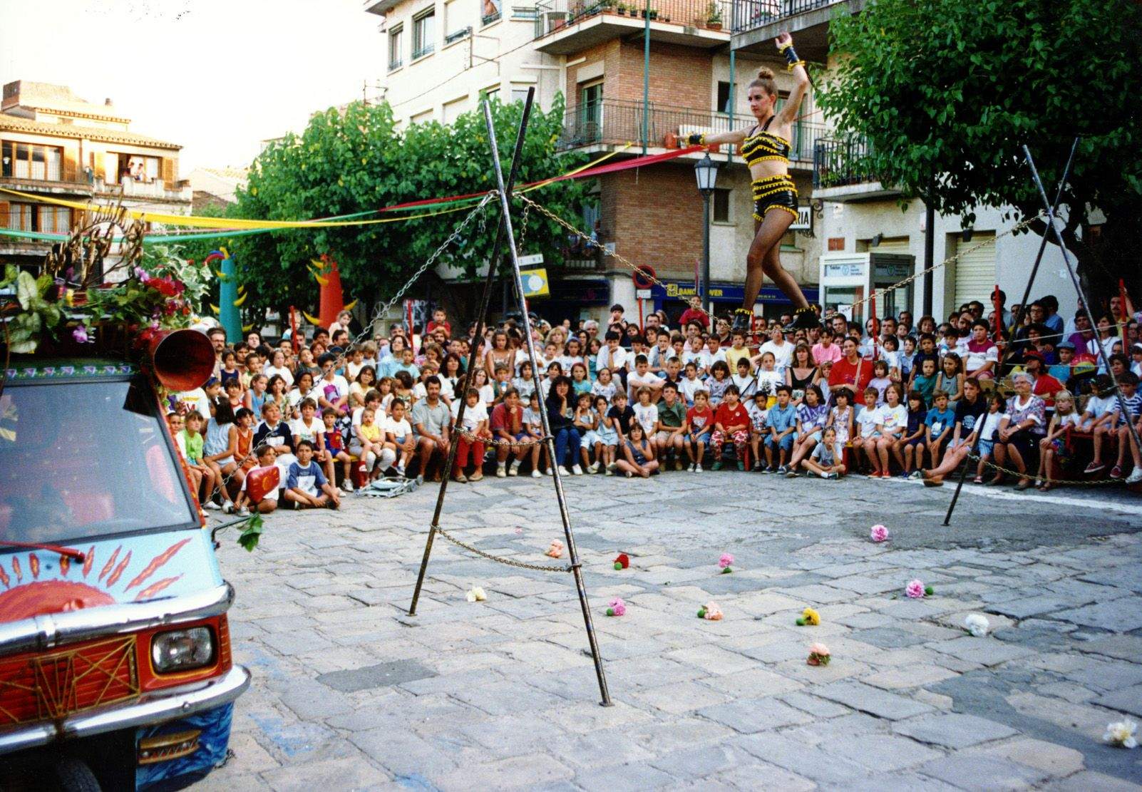 Circ de Festa Major dels anys '90. Foto: Arxiu.