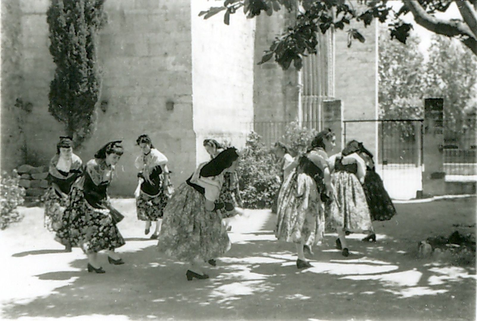 Paga-li Joan de Festa Major als anys quaranta. Foto: Arxiu.