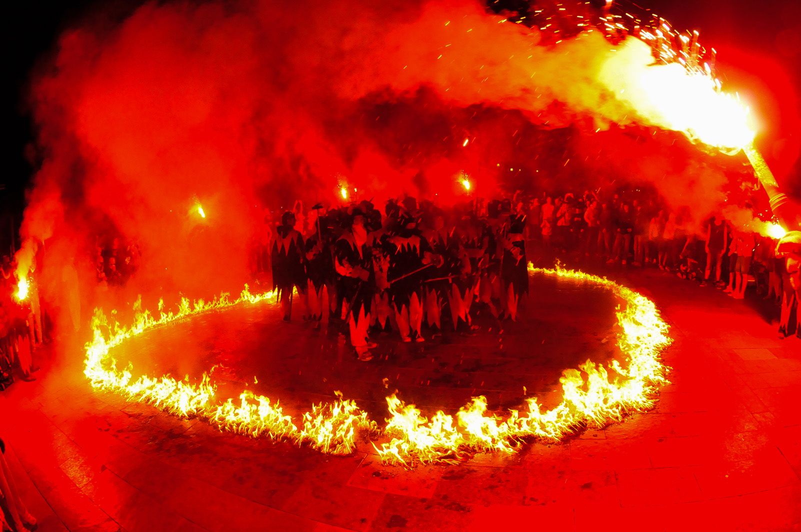 Diables de Festa Major l'any 2013. Foto: David Molina. 