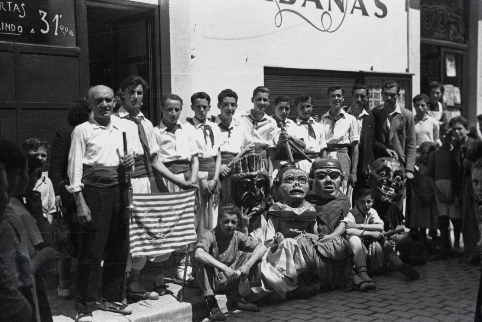 Trobada cultural a l'any 1948. Fons Cabanas (fotògrafs). AMSCV