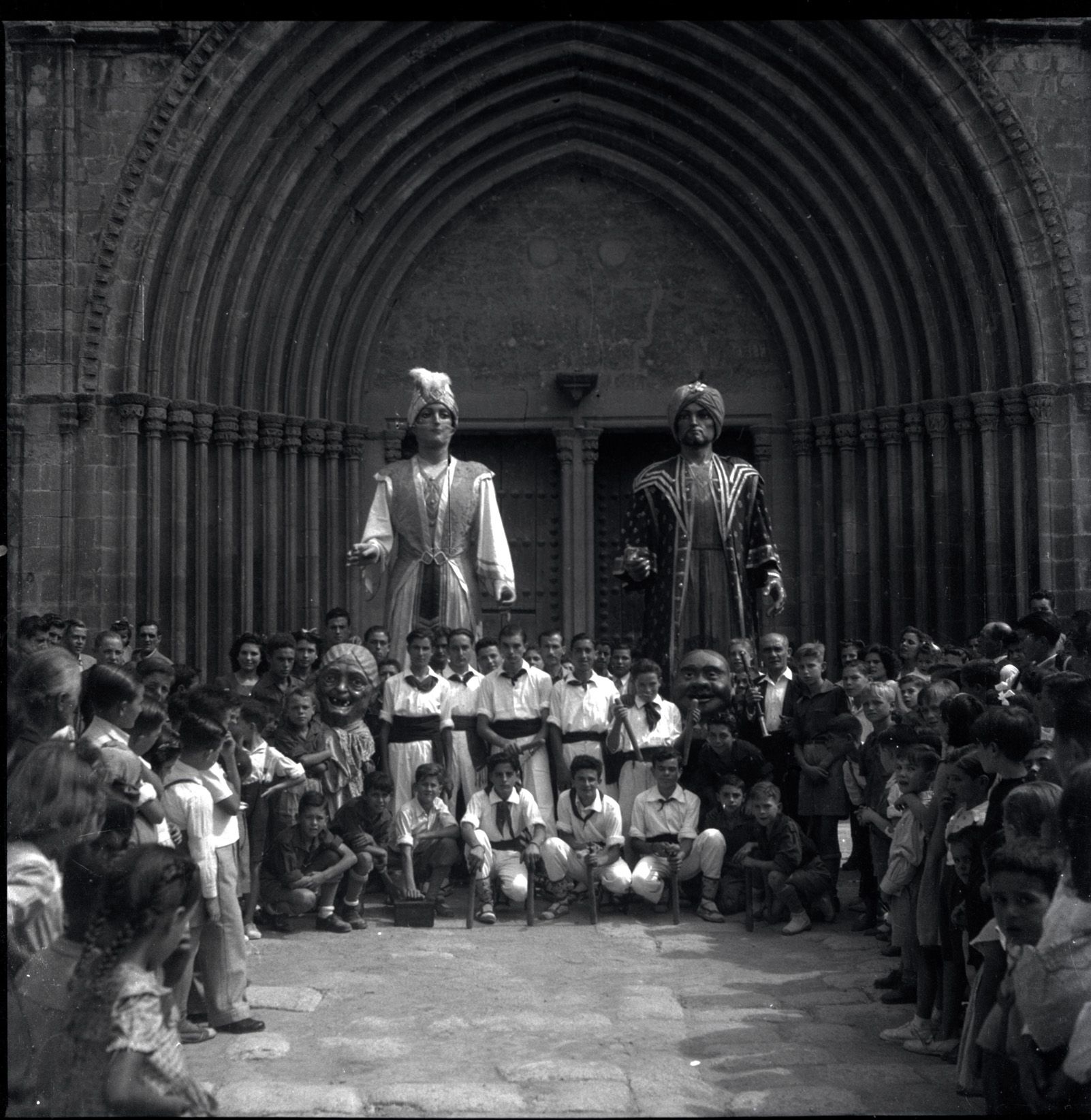 Trobada cultural a l'any 1948. Fons Cabanas (fotògrafs). AMSCV