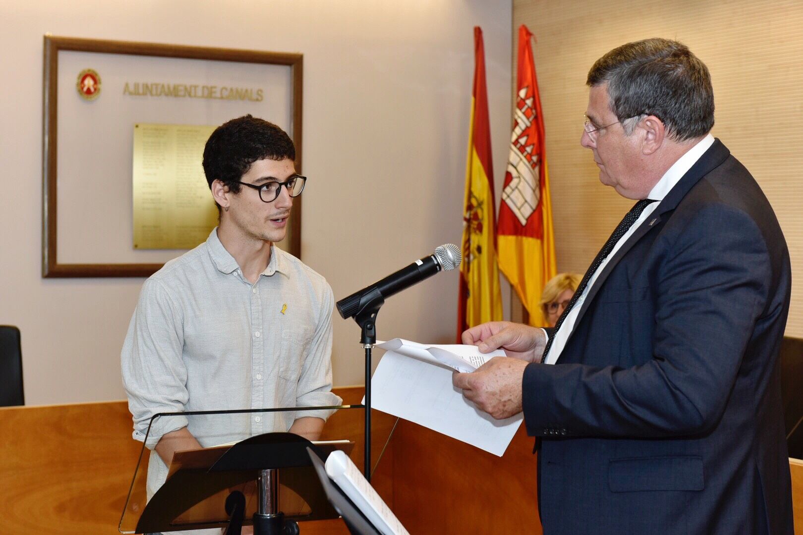 Lluc Cahís, vocal d'ERC. FOTO: Miguel López Mallach