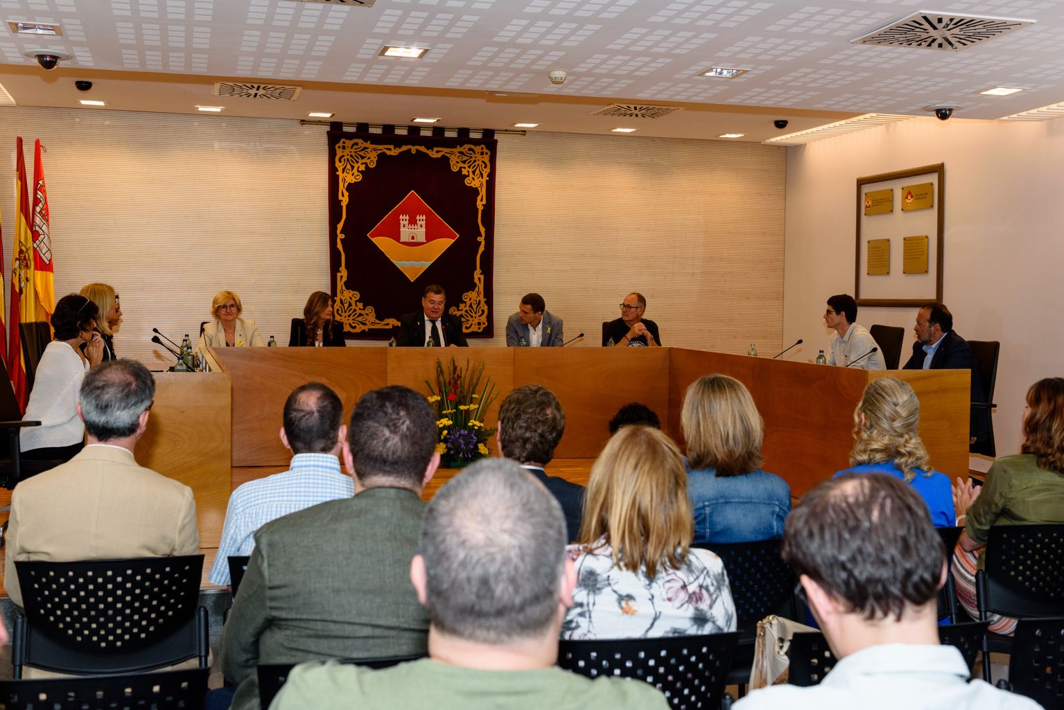 Moments de la constitució de la Junta de Veïns de Valldoreix. FOTO: Miguel López Mallach