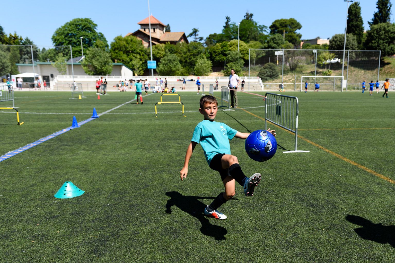 Camp Municipal de Futbol de Can Magí. 9a Festa de la Infància. FOTO: Miguel López Mallach