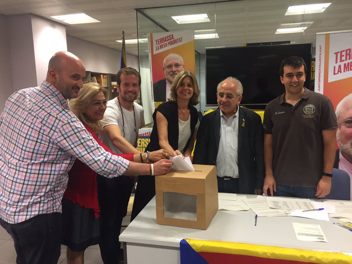 La candidatura s'ha aprovat per unanimitat. FOTO: @juntsxstc
