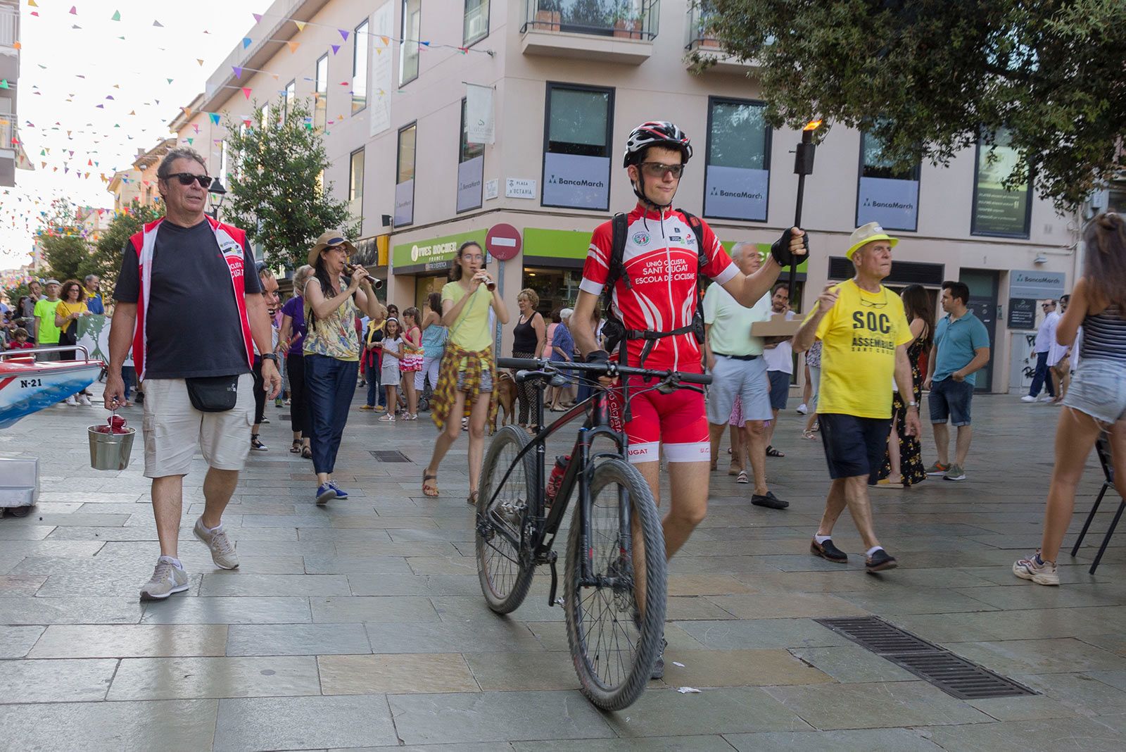 Flama del Canigó. FOTO: Paula Galván