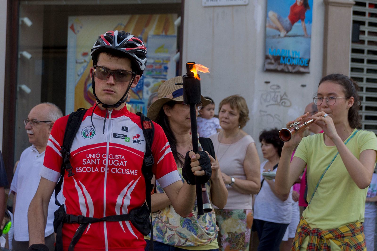 Flama del Canigó. FOTO: Paula Galván