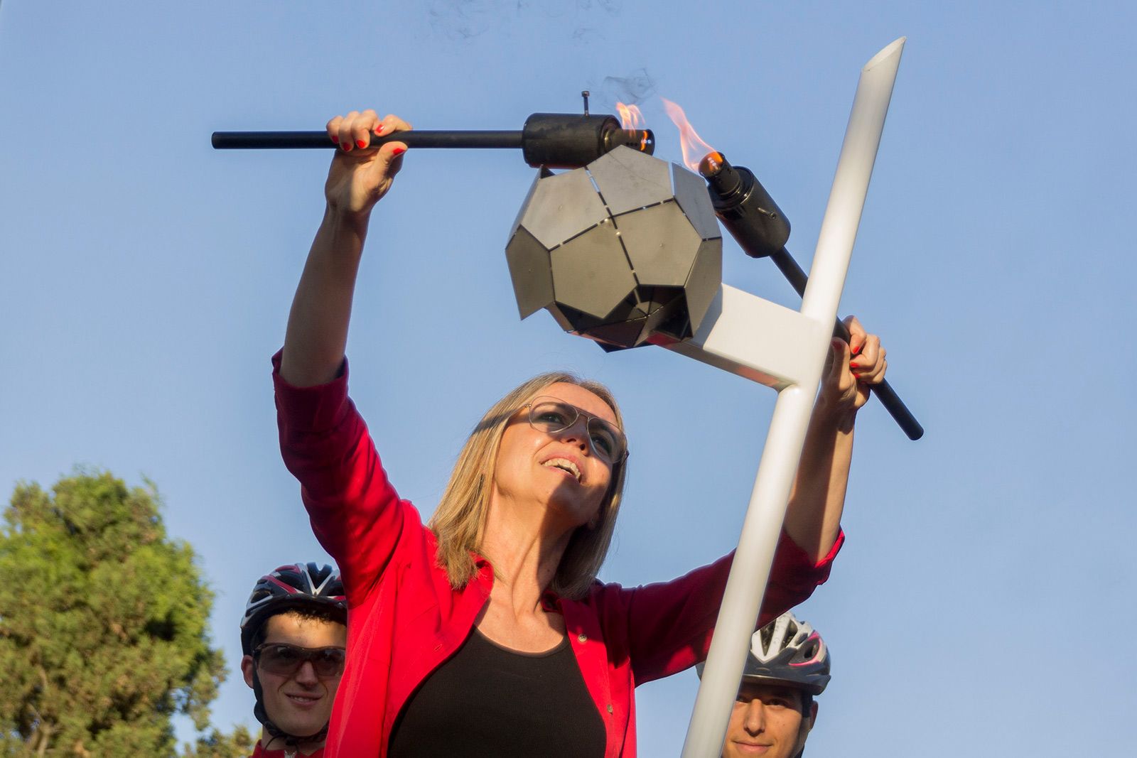 Flama del Canigó. FOTO: Paula Galván