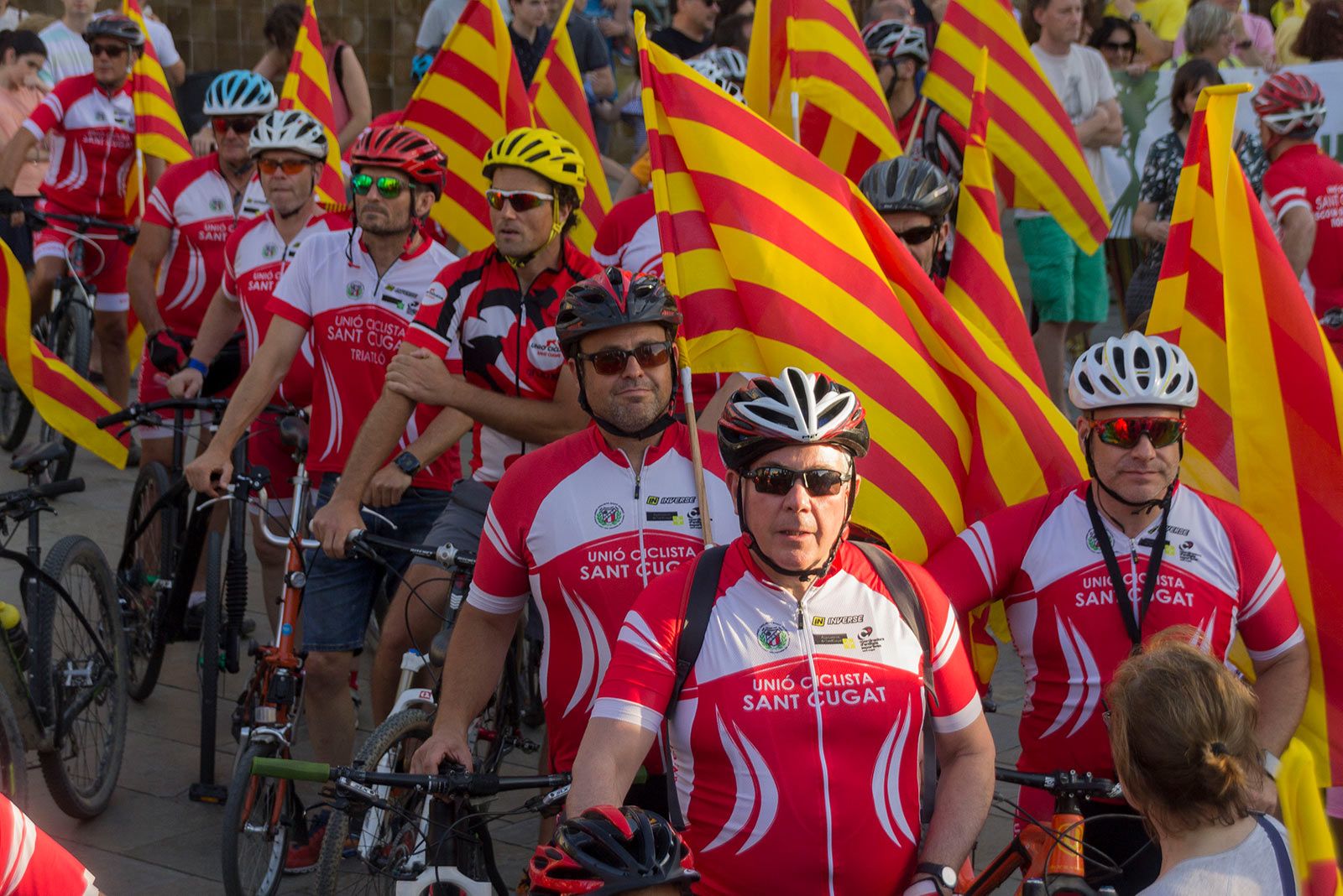 Flama del Canigó. FOTO: Paula Galván