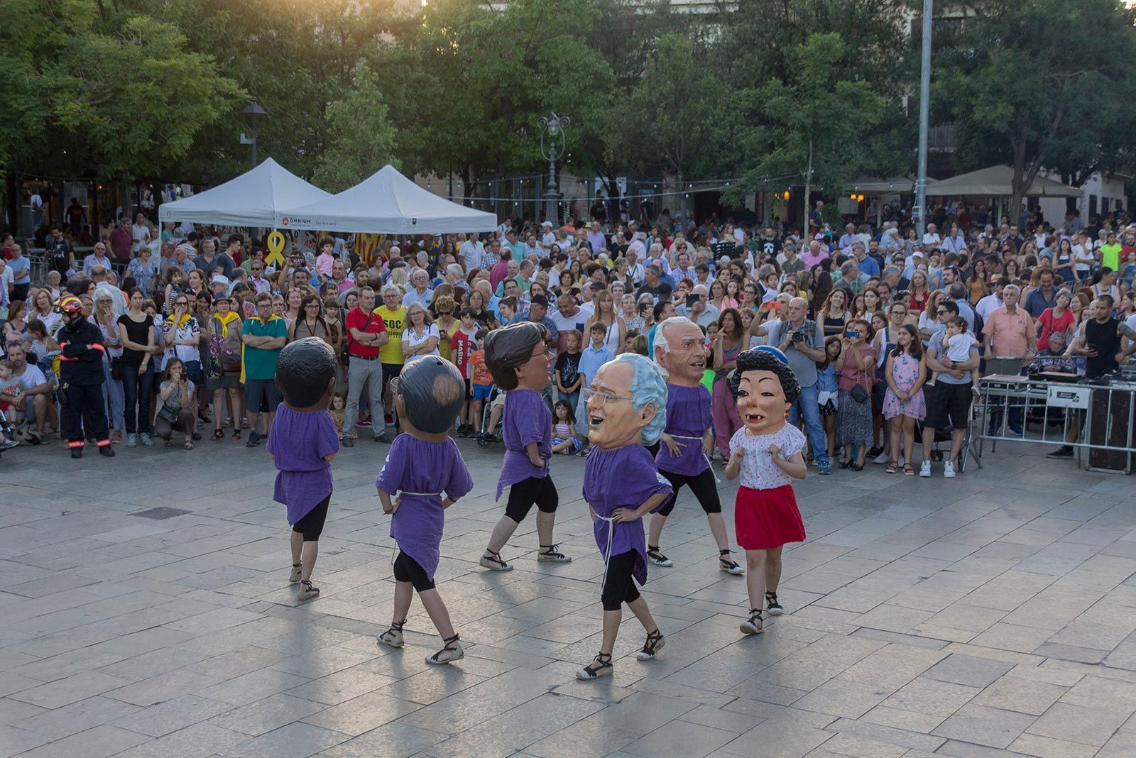 Flama del Canigó. FOTO: Paula Galván