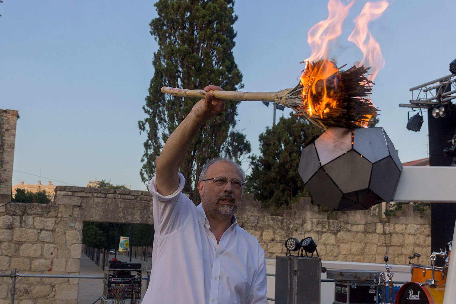 Flama del Canigó. FOTO: Paula Galván