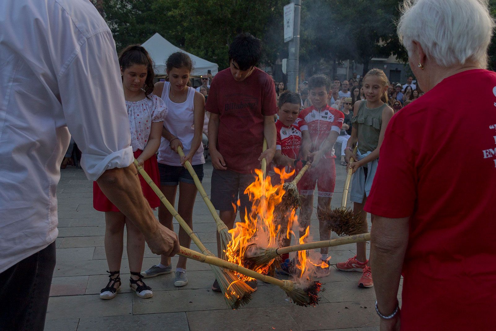 Flama del Canigó. FOTO: Paula Galván