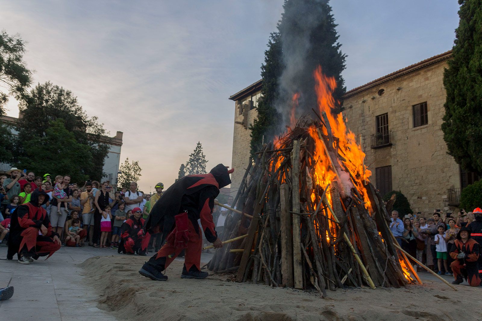 Flama del Canigó. FOTO: Paula Galván