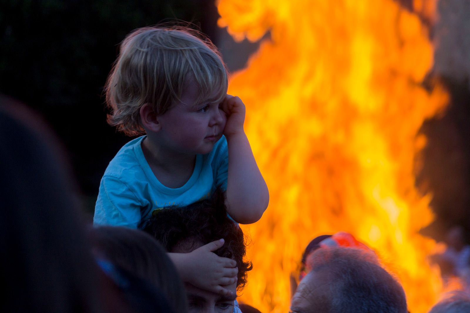 Flama del Canigó. FOTO: Paula Galván