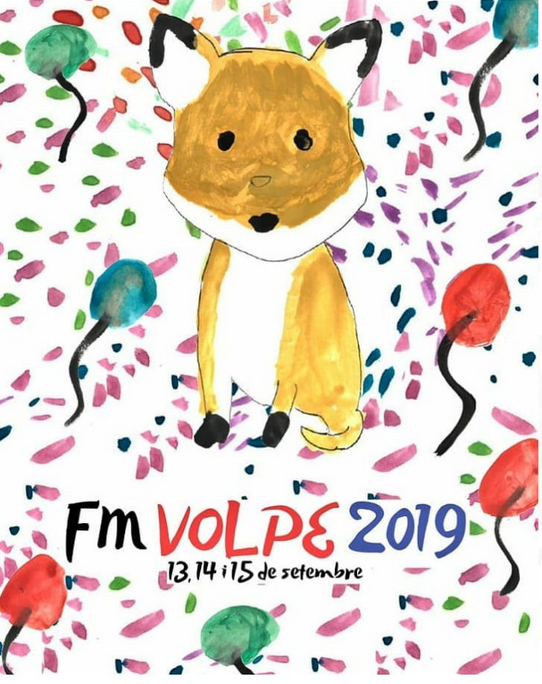 Cartell de la Festa Major de Volpelleres 2019