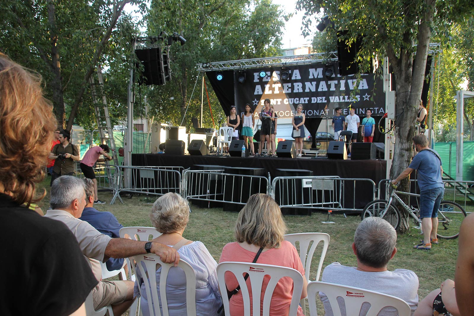 Comença la FMA amb Fridays For Future com a pregoners. FOTO: Paula Galván