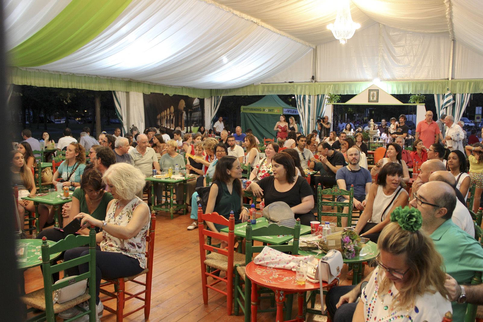 Inauguració de la caseta del CPA a la Festa Major de 2019. Foto: Alex Gomez