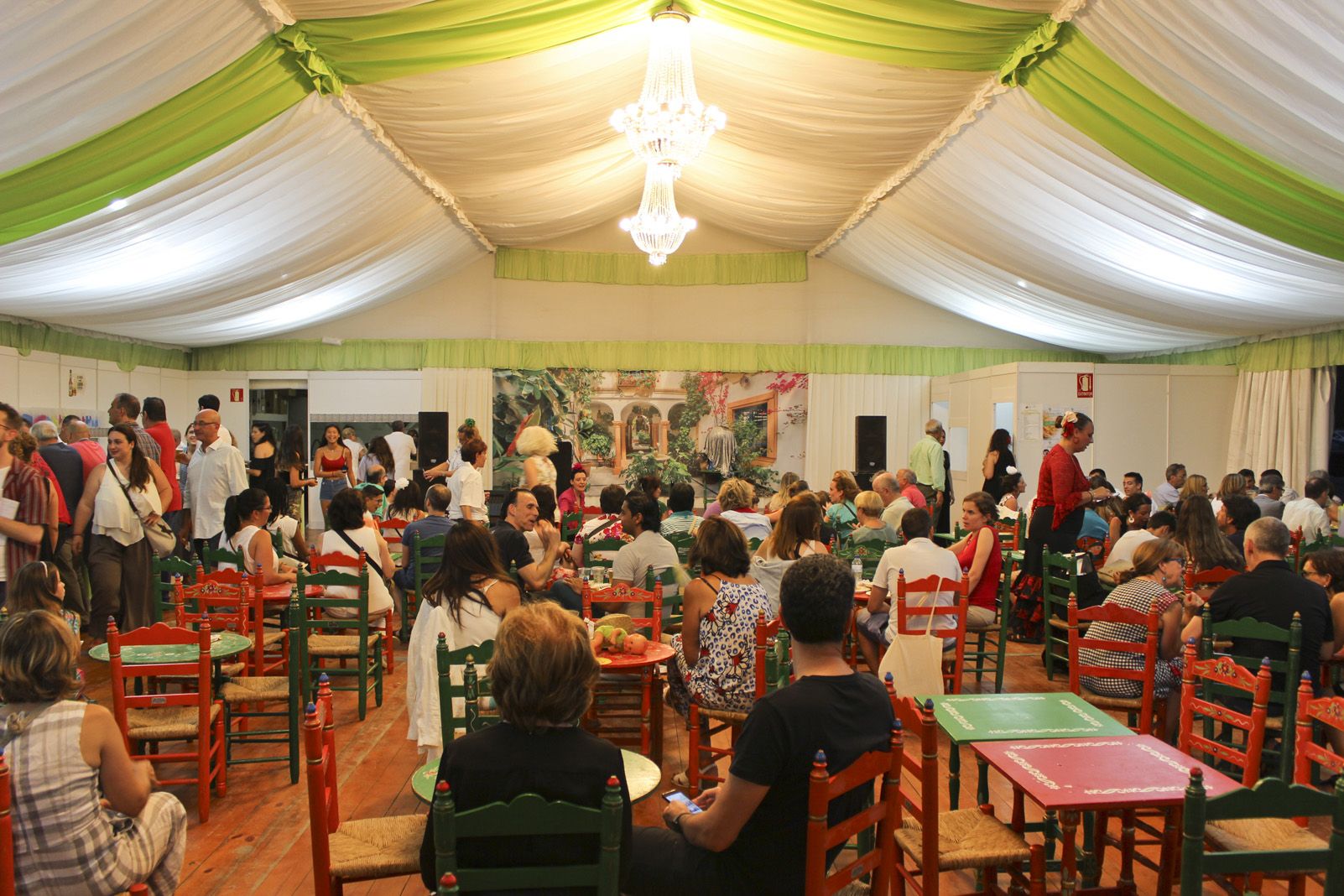 Inauguració de la caseta del CPA a la Festa Major de 2019. Foto: Alex Gomez