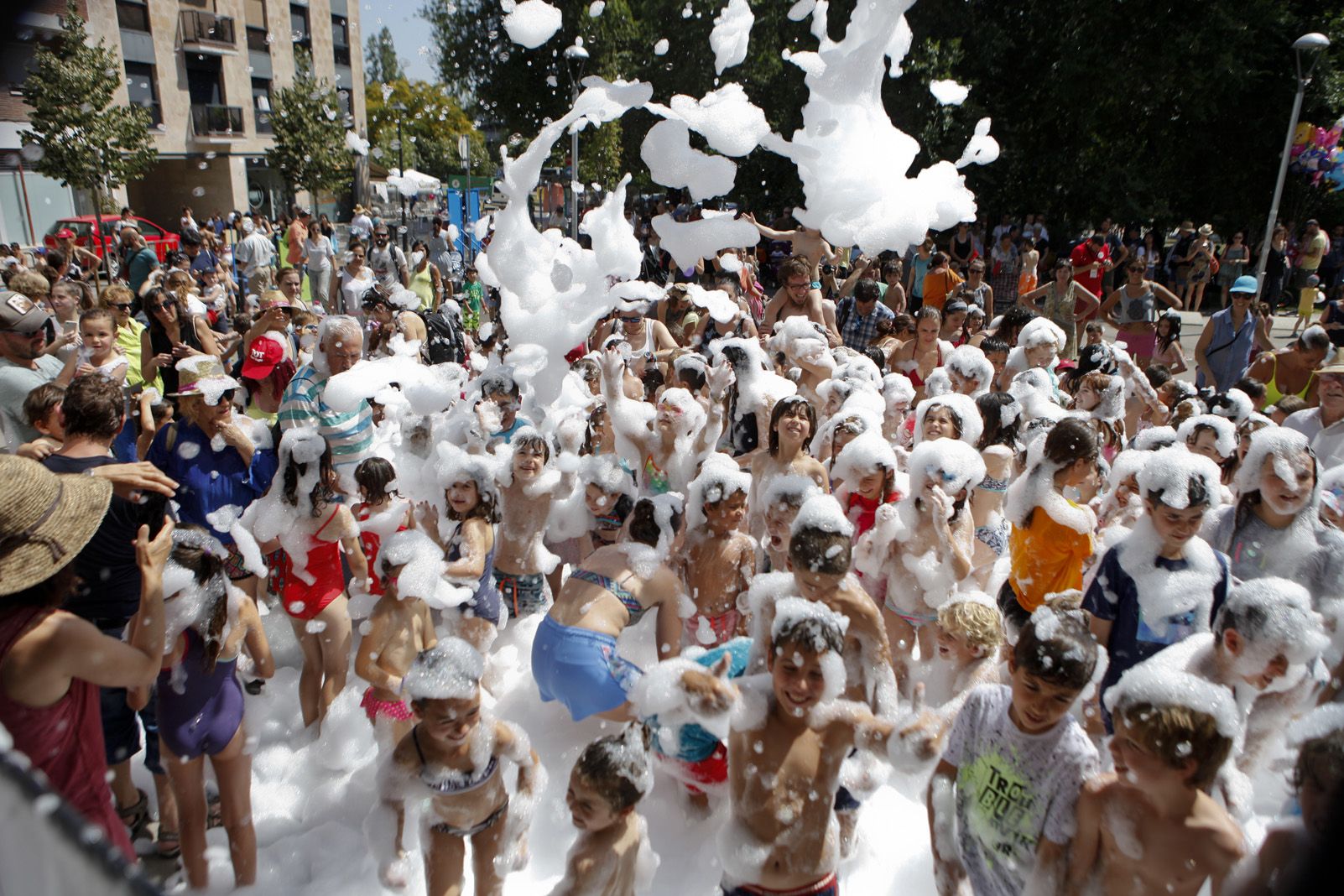 Festa de l'aigua. Foto: Bernat Millet.