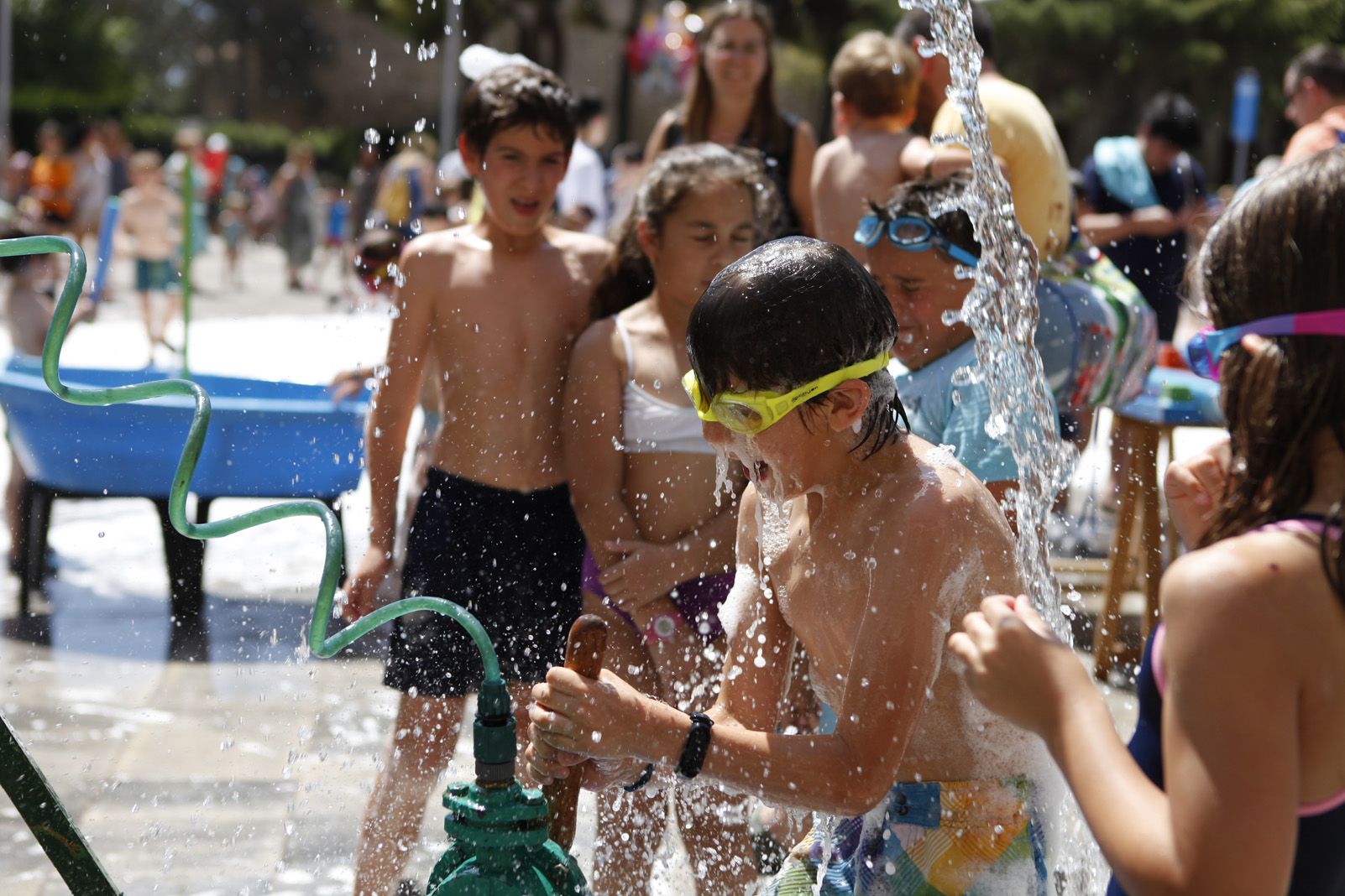 Festa de l'aigua. Foto: Bernat Millet.