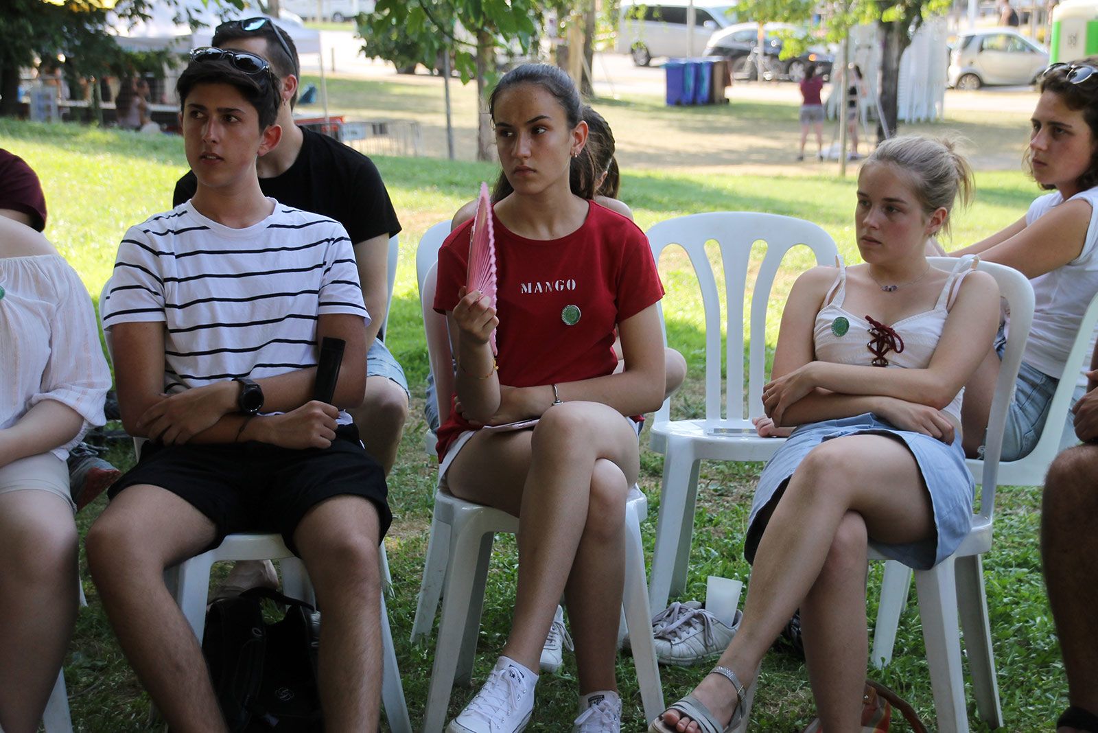  Xerrada d'ecologisme a la Festa Major Alternativa. FOTO: Paula Galván