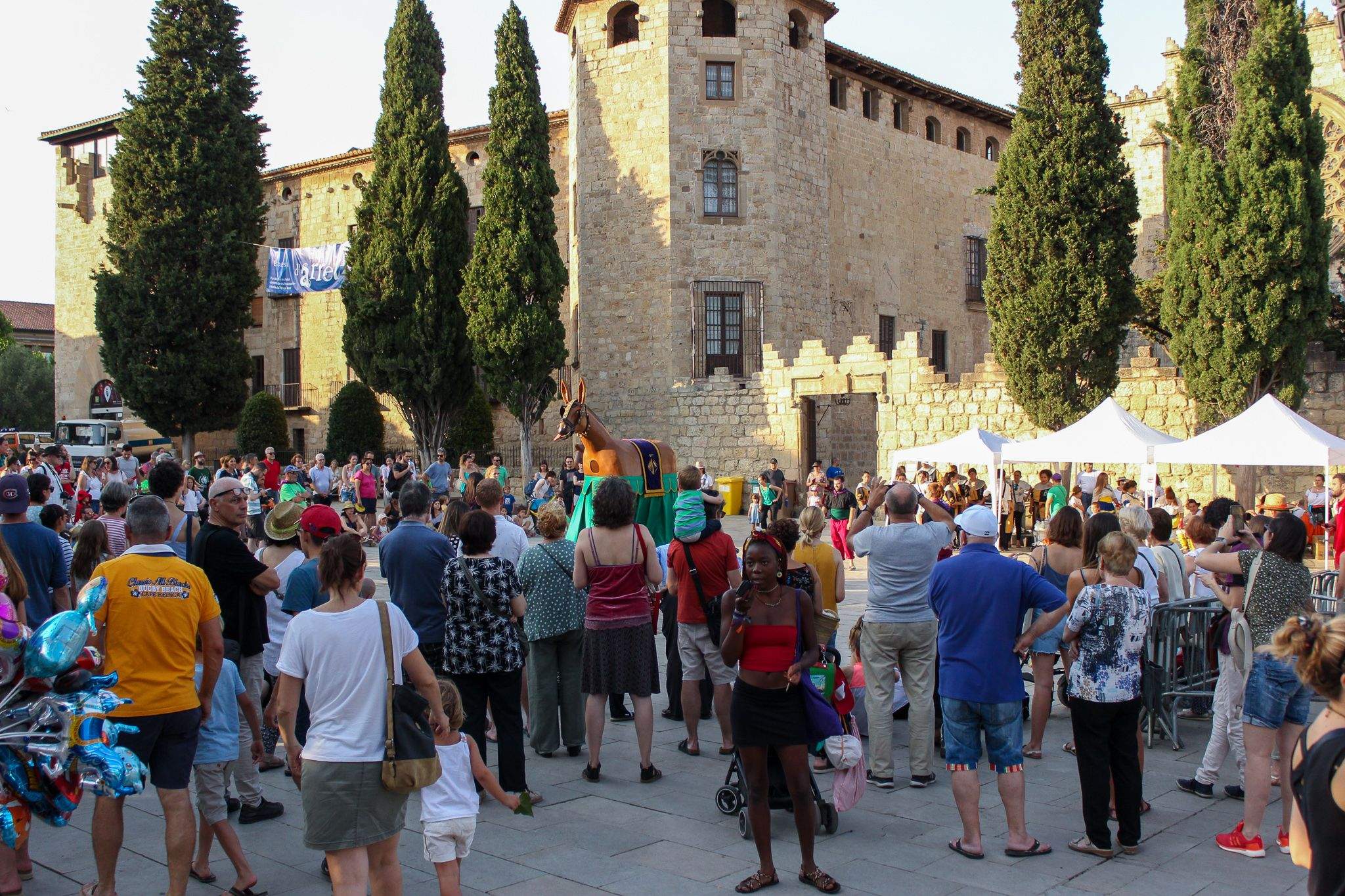 Balls i Entremesos d'arreu de Catalunya a la plaça d'Octavià. Foto: Alex Gómez