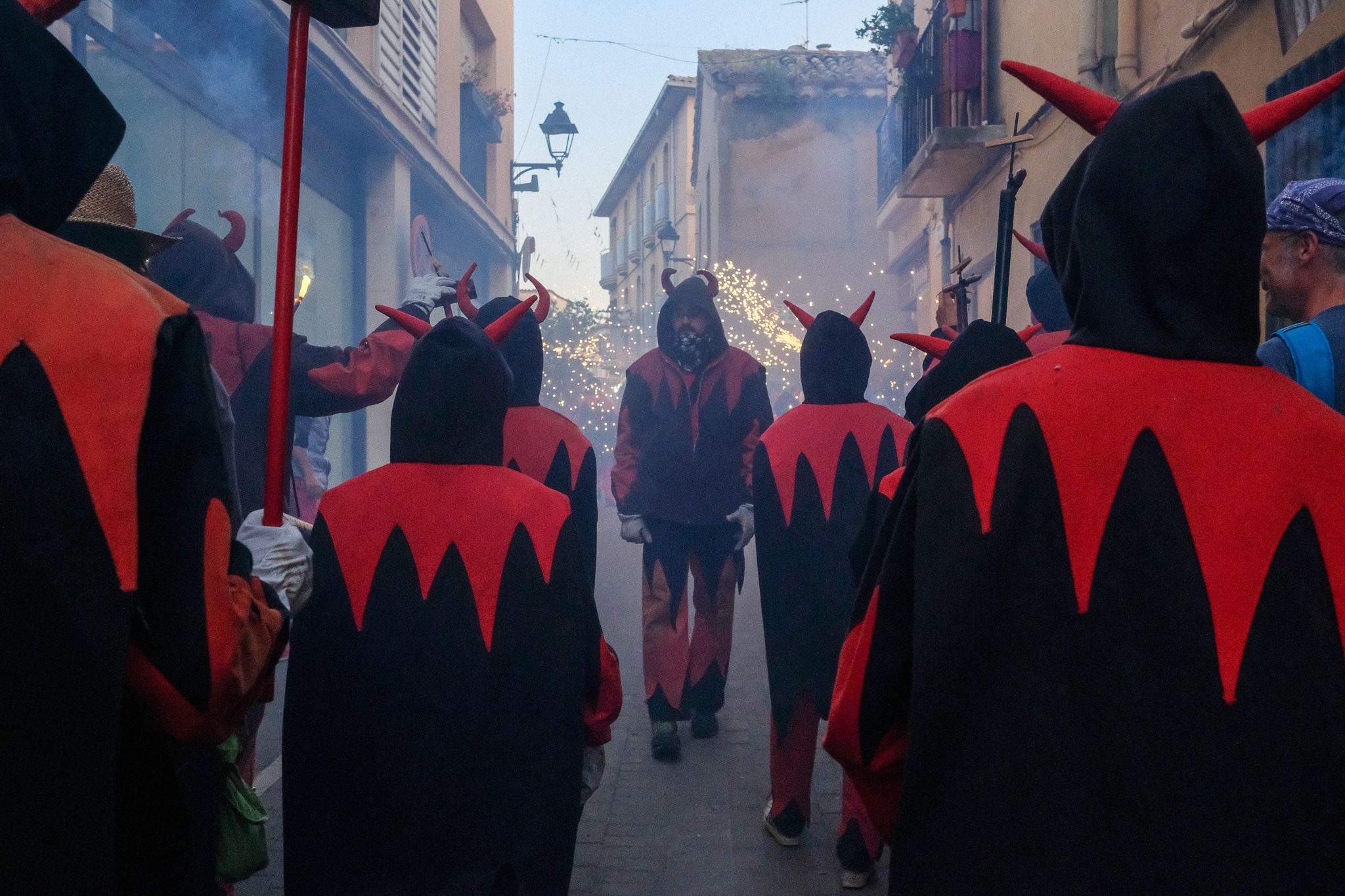 Corre el foc infantil i jove. Foto: Alex Gómez