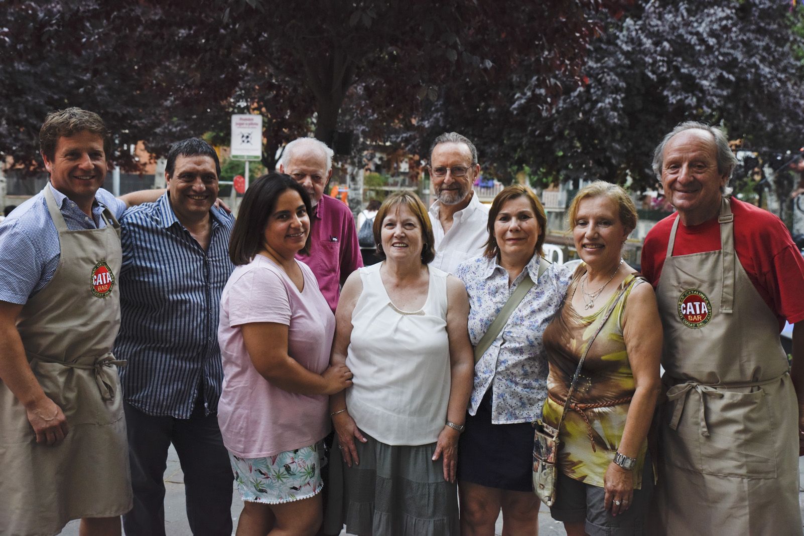 Sopar popular del barri Centre Estació. Foto: Bernat Millet.