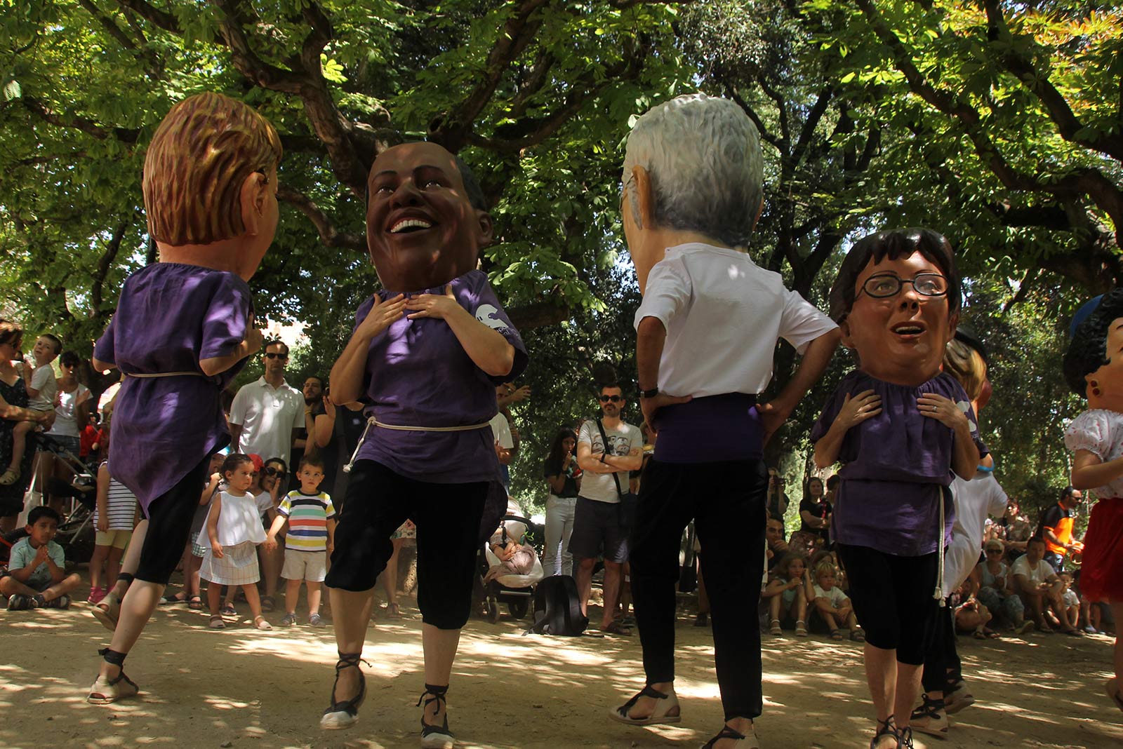 Ball de Caparrots i Capgrossos per Festa Major 2019. FOTO: Paula Galván