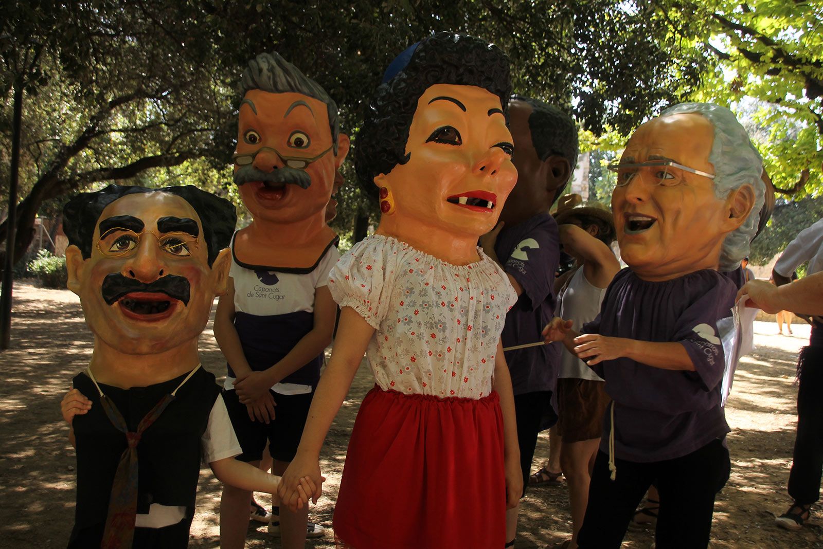Ball de Caparrots i Capgrossos per Festa Major 2019. FOTO: Paula Galván