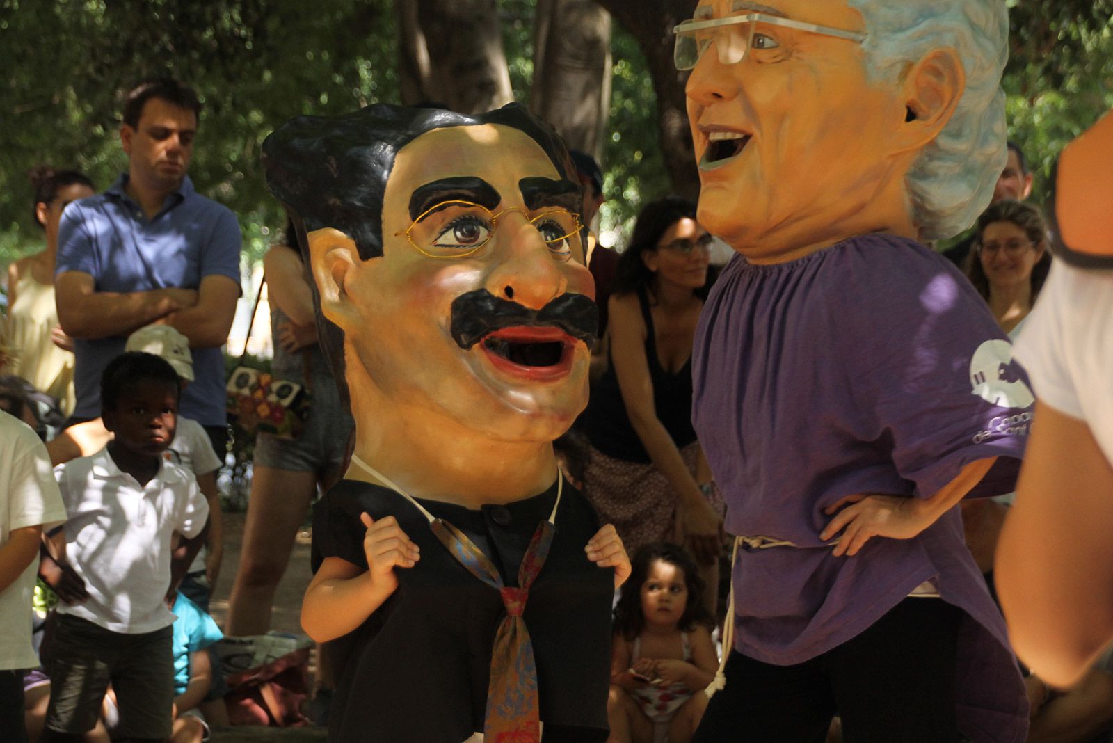 Ball de Caparrots i Capgrossos per Festa Major 2019. FOTO: Paula Galván