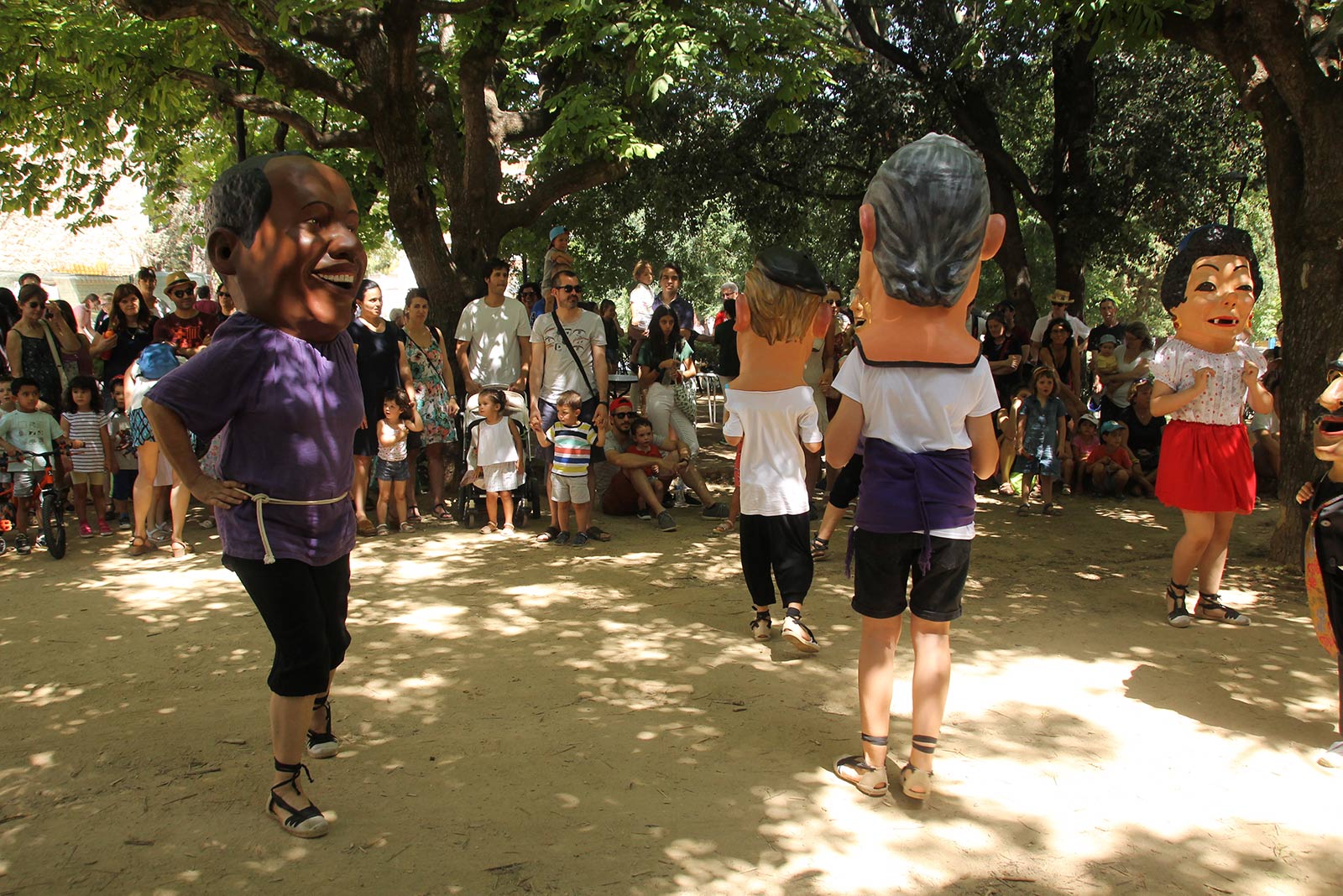 Ball de Caparrots i Capgrossos per Festa Major 2019. FOTO: Paula Galván