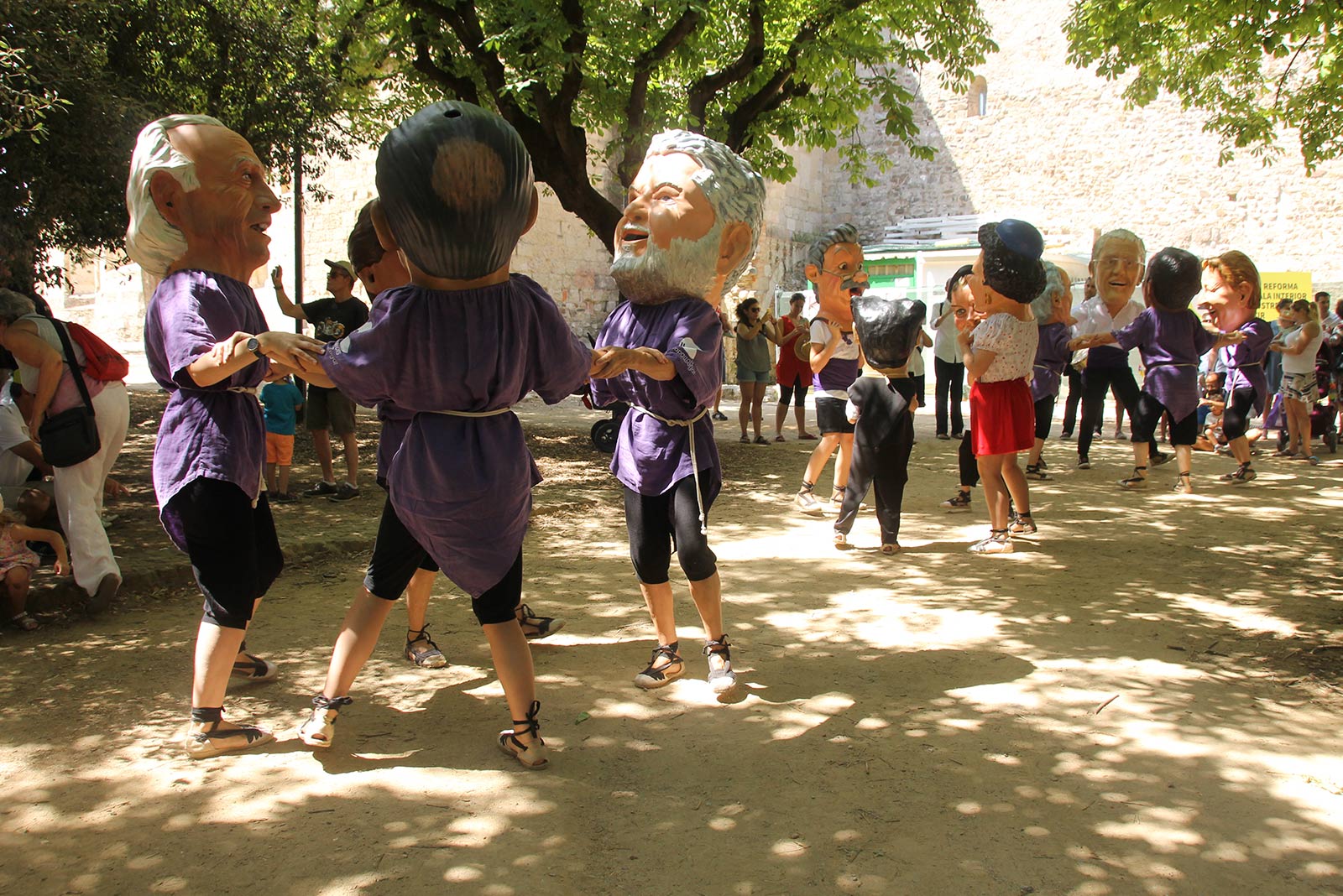 Ball de Caparrots i Capgrossos per Festa Major 2019. FOTO: Paula Galván