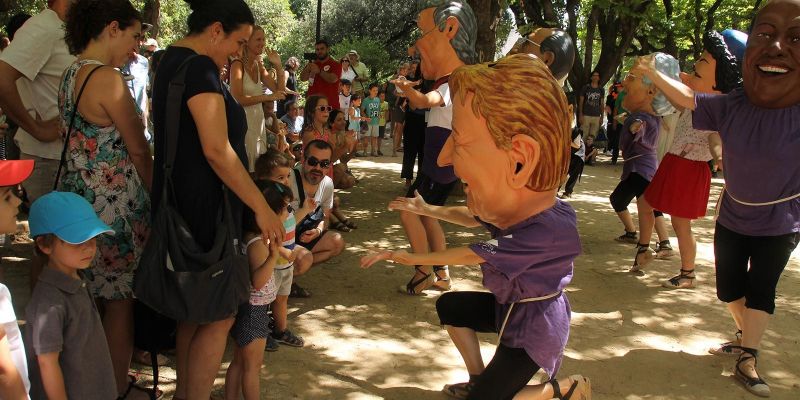 Ball de Caparrots i Capgrossos per Festa Major 2019. FOTO: Paula Galván