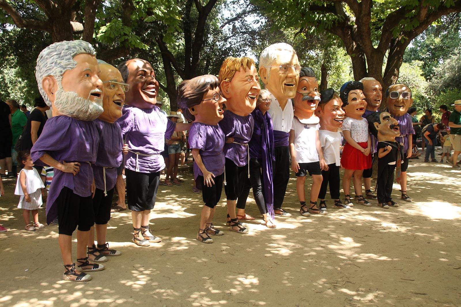 Ball de Caparrots i Capgrossos per Festa Major 2019. FOTO: Paula Galván