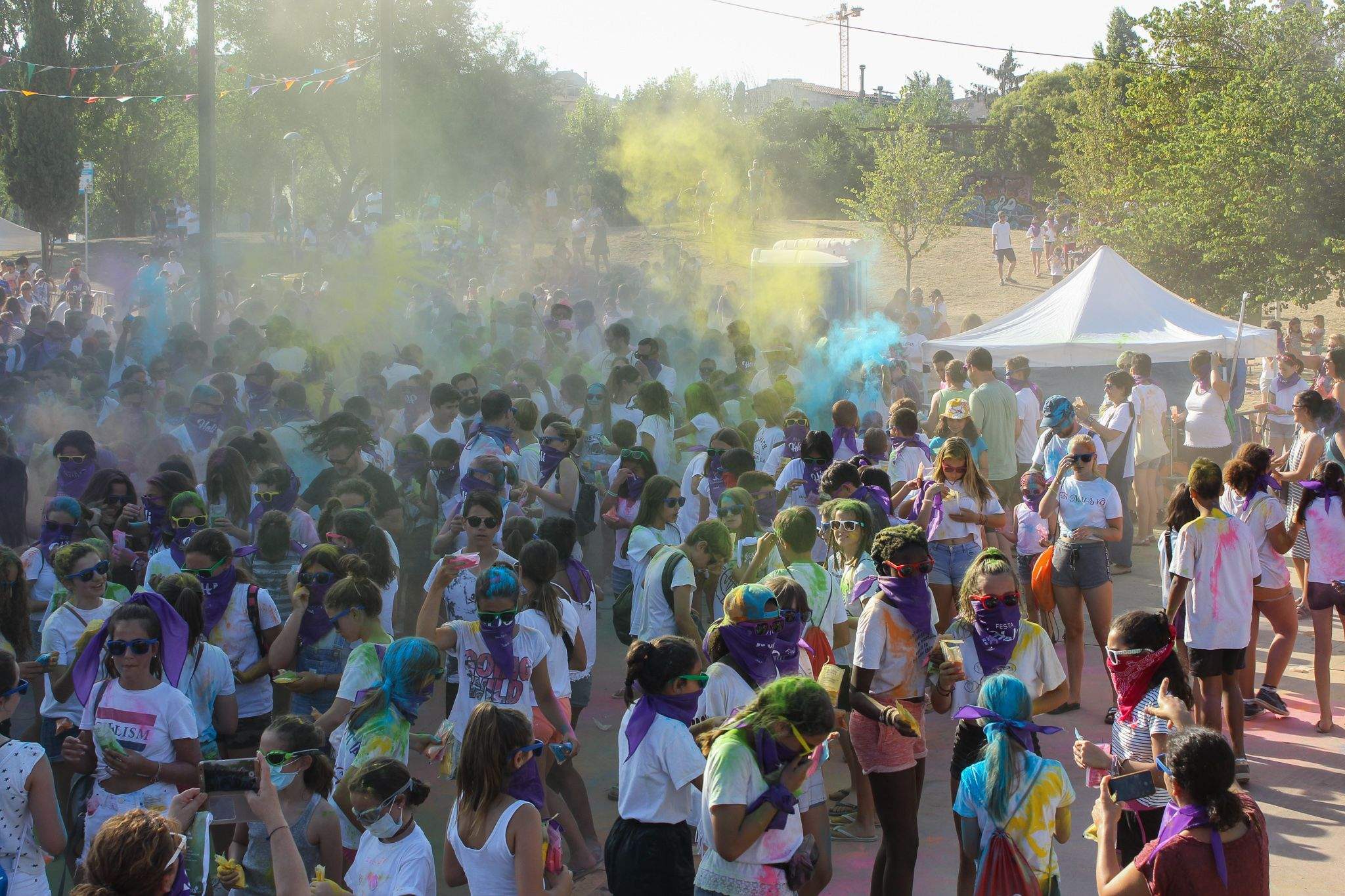 La festa del Holi. Foto: Alex Gómez