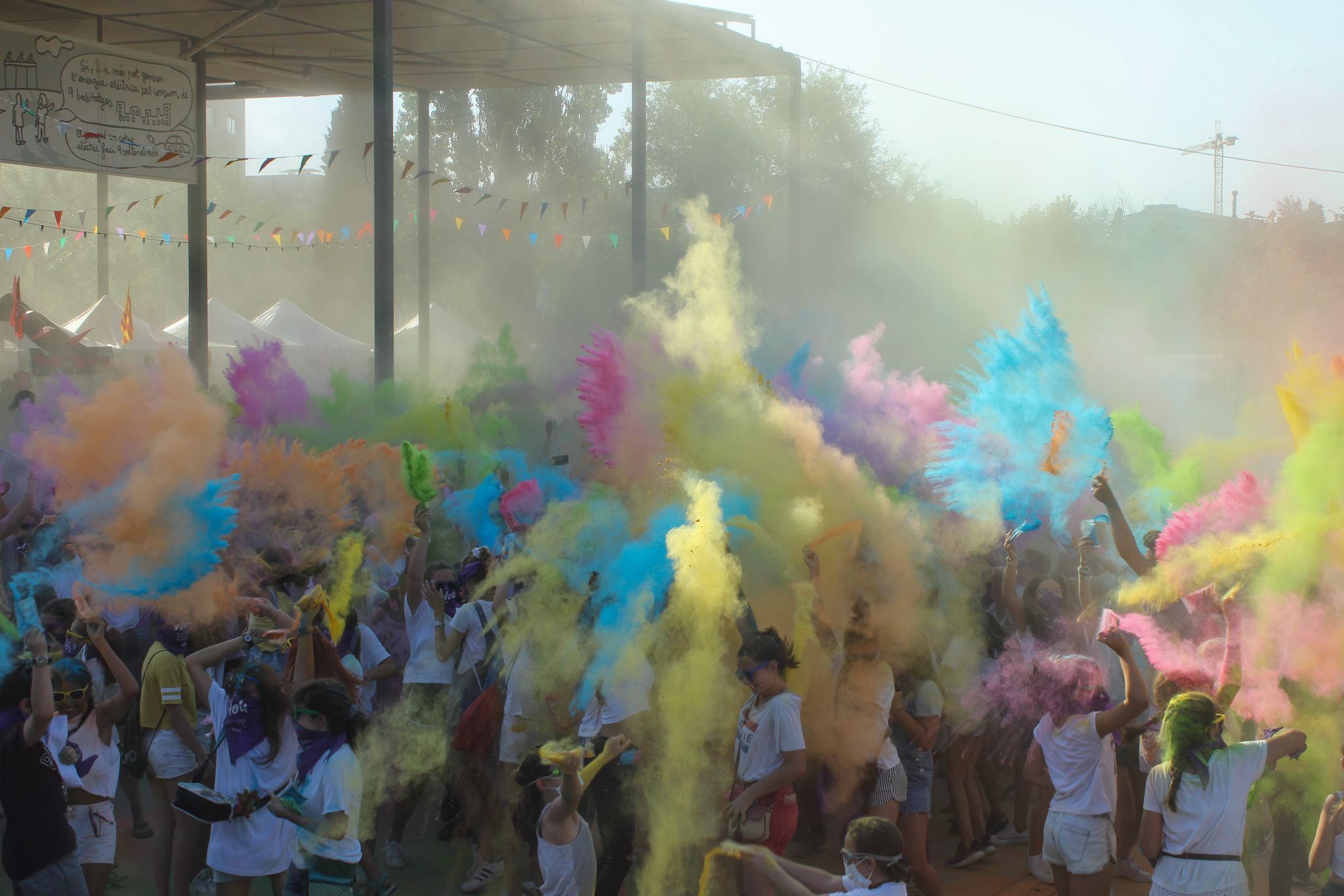 La festa del Holi. Foto: Alex Gómez