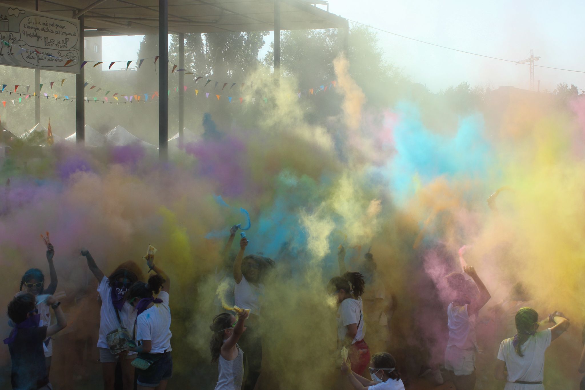 La festa del Holi. Foto: Alex Gómez