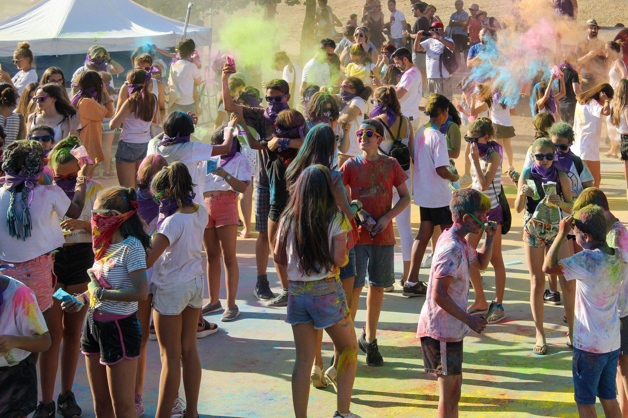 La festa del Holi. Foto: Alex Gómez