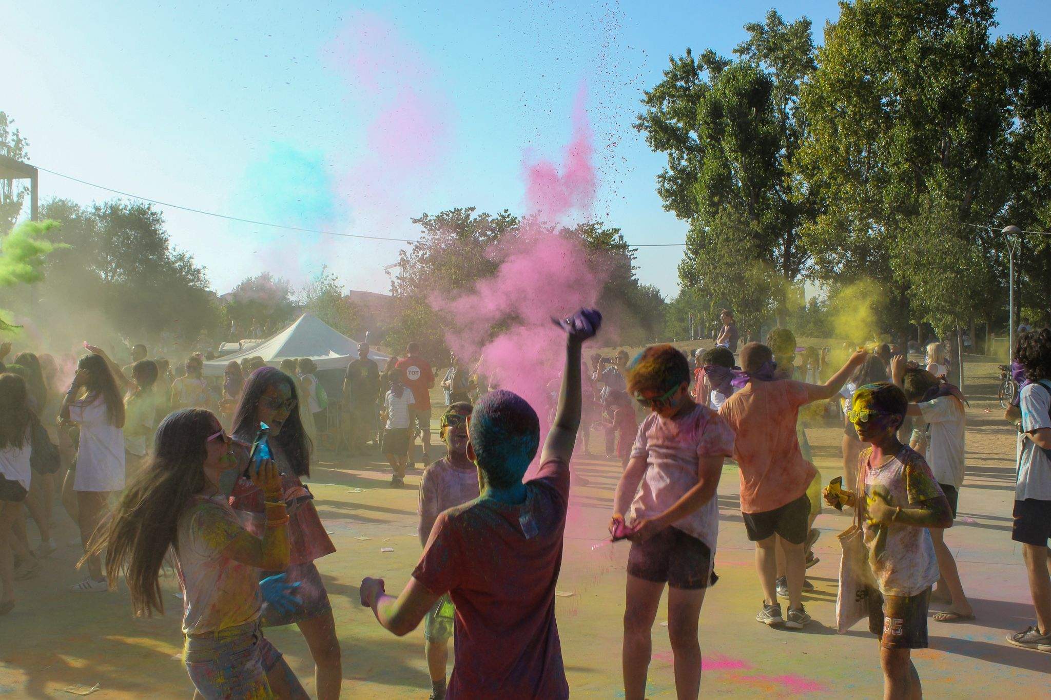 La festa del Holi. Foto: Alex Gómez