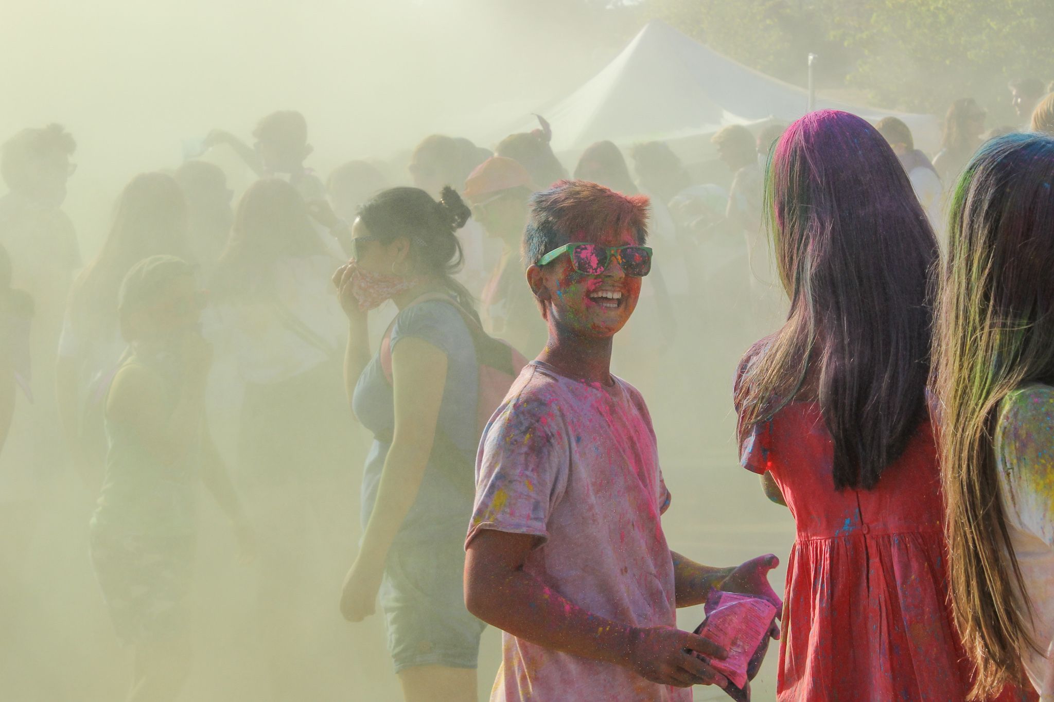 La festa del Holi. Foto: Alex Gómez