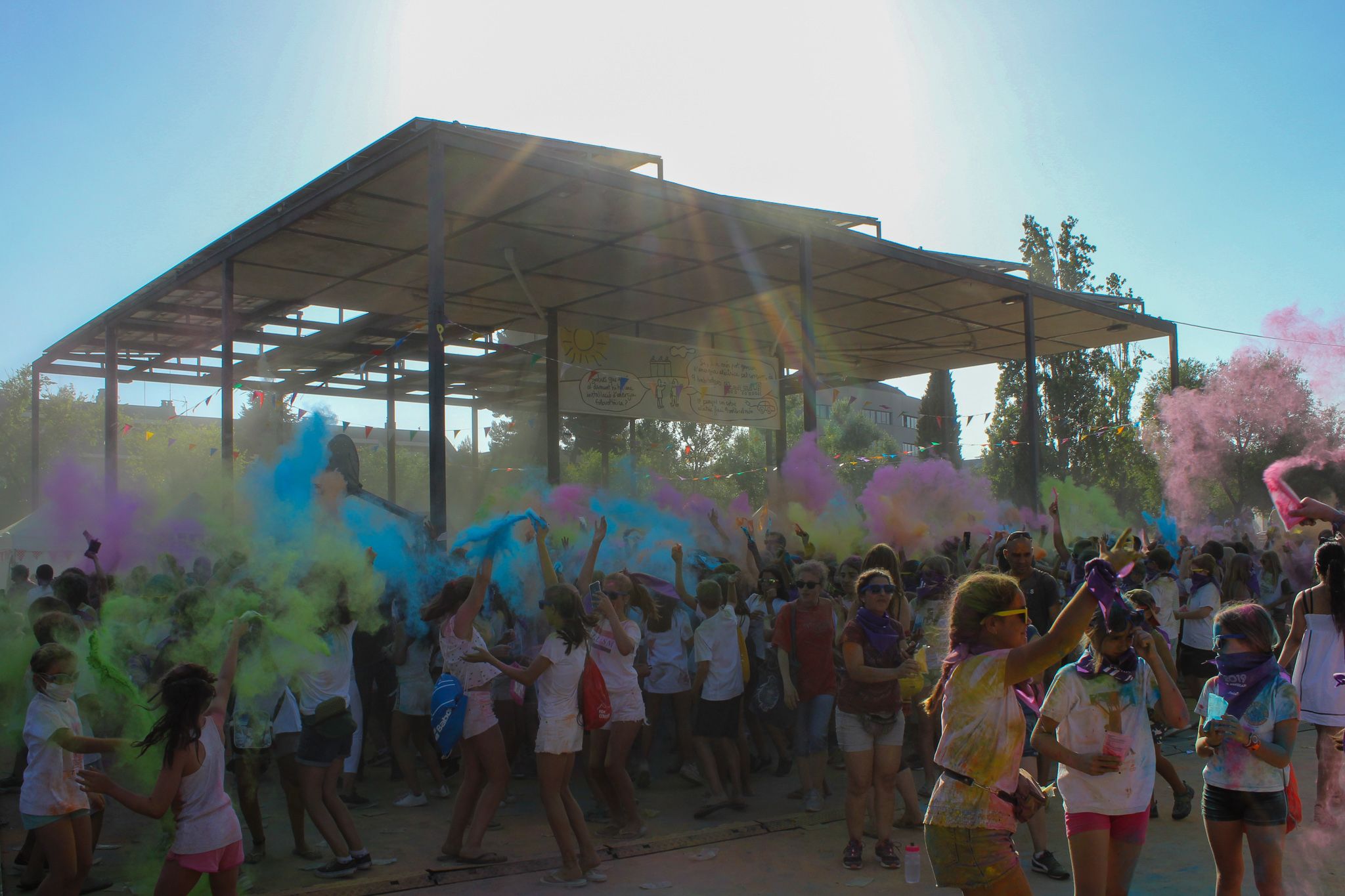 La festa del Holi. Foto: Alex Gómez