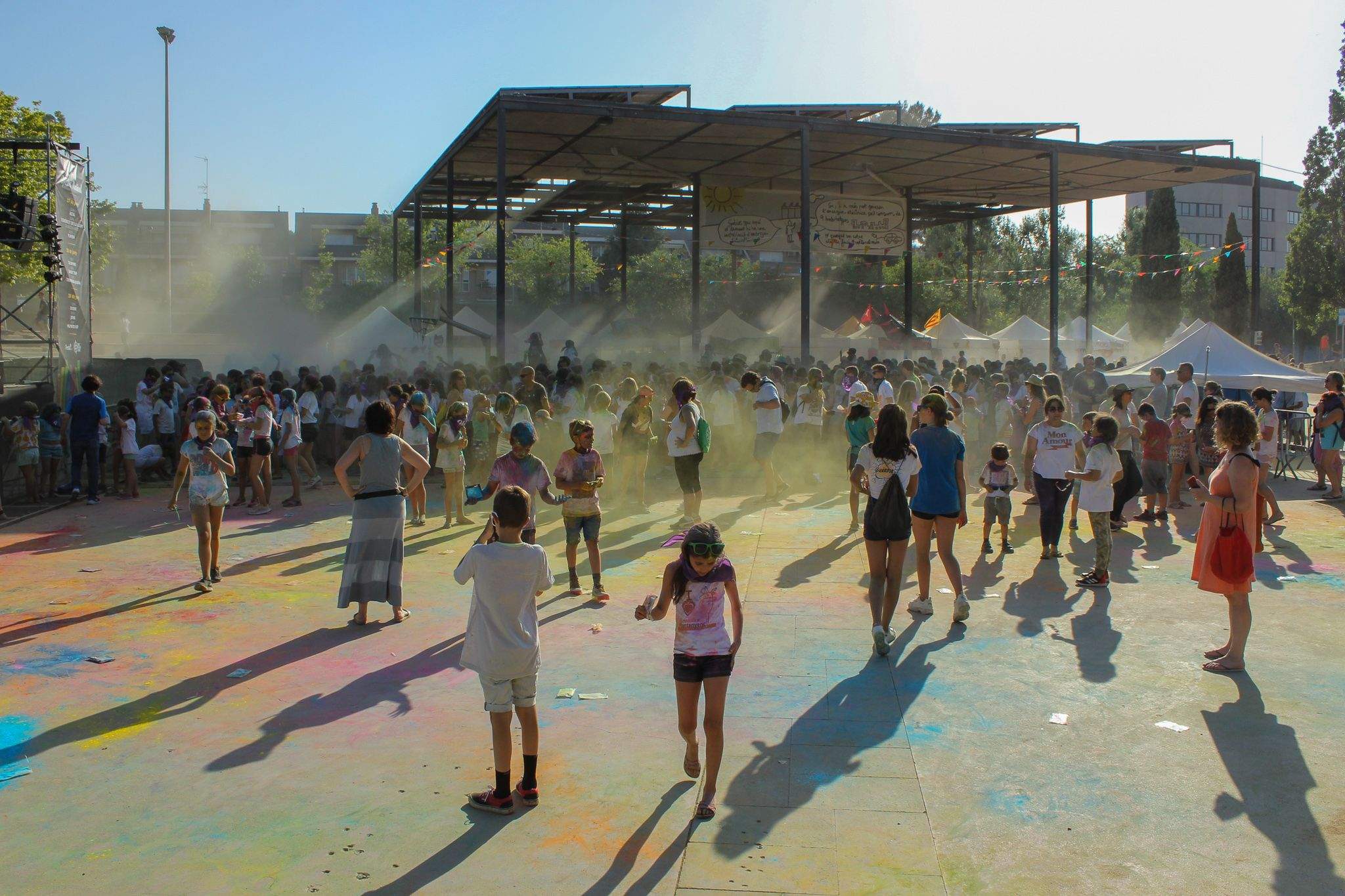 La festa del Holi. Foto: Alex Gómez