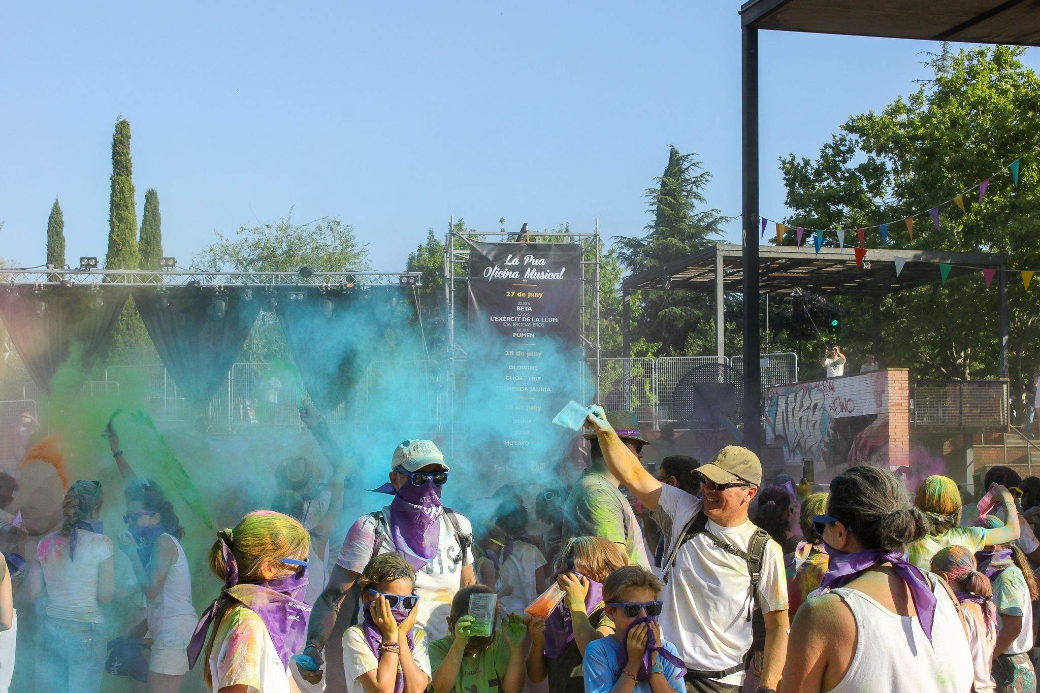 La festa del Holi. Foto: Alex Gómez