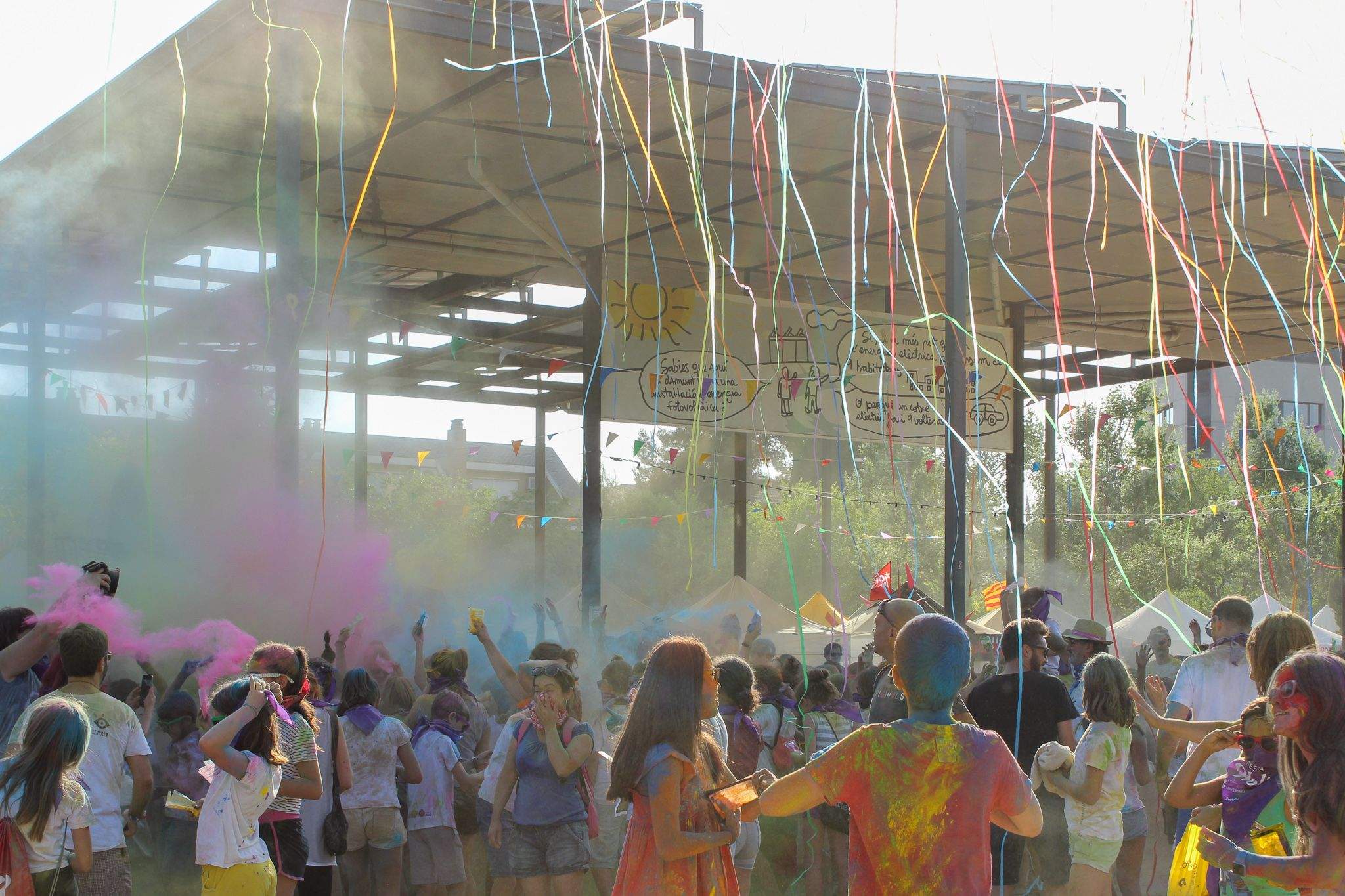 La festa del Holi. Foto: Alex Gómez