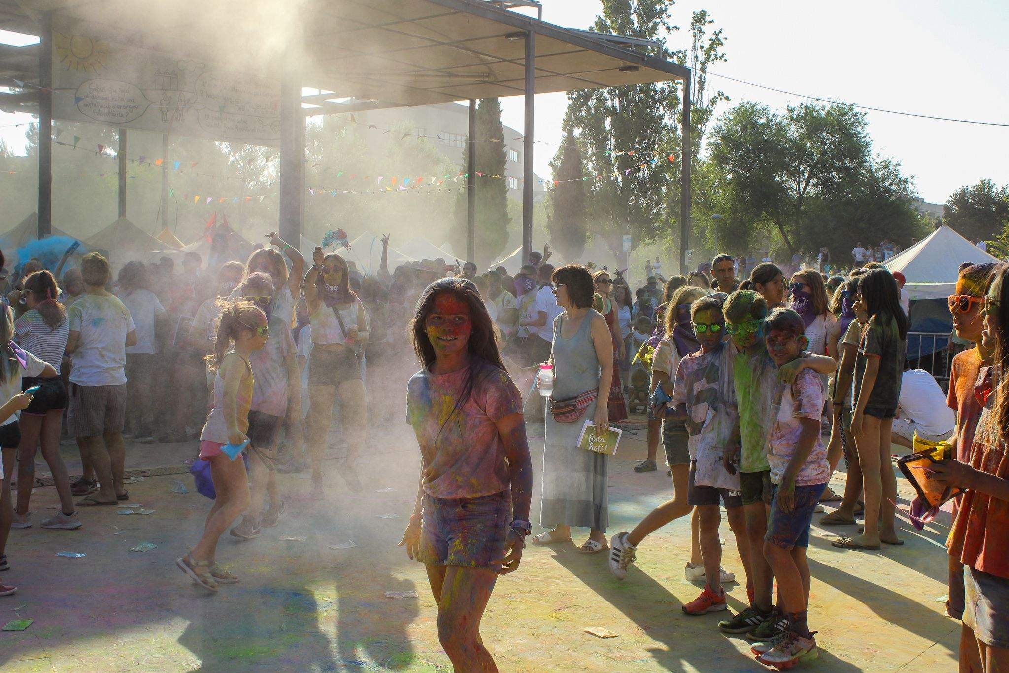La festa del Holi. Foto: Alex Gómez